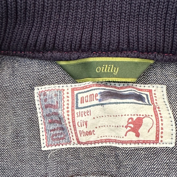 Vintage Oilily Kids Denim Jacket with Patches SZ 140 US Size 10 - Picture 6 of 10